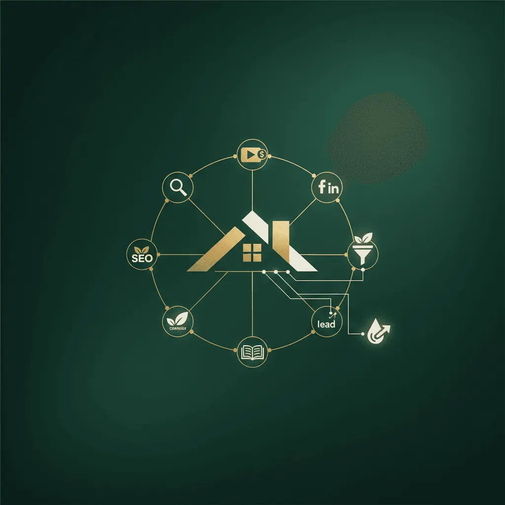 blog/digital marketing for roofing contractors a holistic approach illustration
