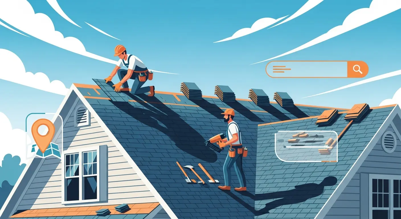 blog/seo for roofers illustration